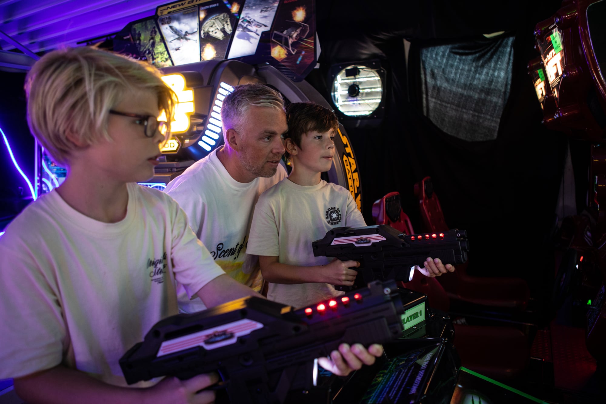 schieten met moderne games in een gamehal in leusden
