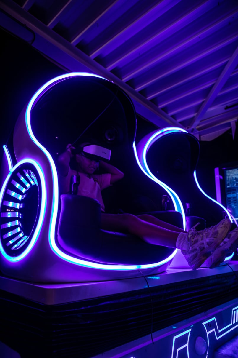 Vr Arcade in Leusden met bewegende stoelen