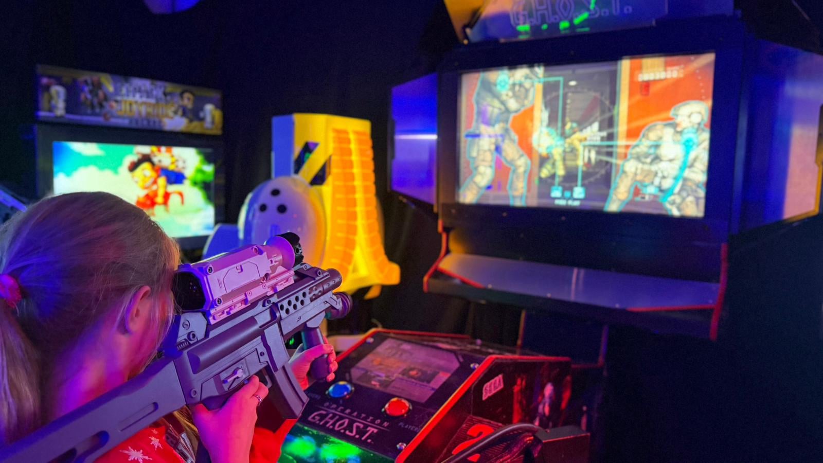 schieten met moderne games in een gamehal in leusden